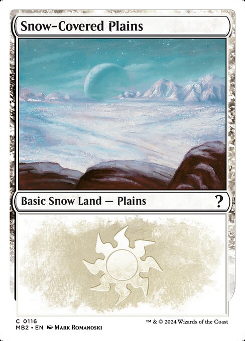 Snow-Covered Plains (116) [Mystery Booster 2]