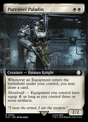 Puresteel Paladin (456) [Fallout] [Extended Art]