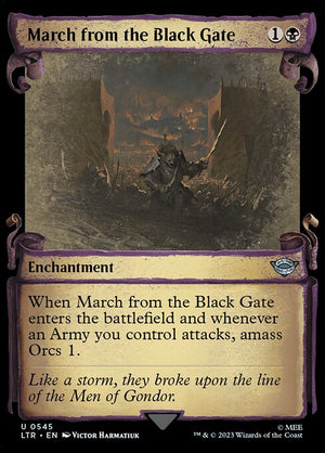 March from the Black Gate (545) [The Lord of the Rings: Tales of Middle-earth] [Showcase]