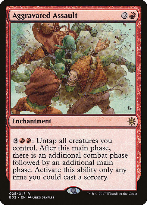 Aggravated Assault (25) [Explorers of Ixalan]