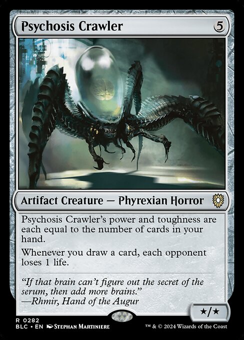 Psychosis Crawler (282) [Bloomburrow Commander]