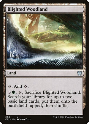 Blighted Woodland (280) [Commander 2021]