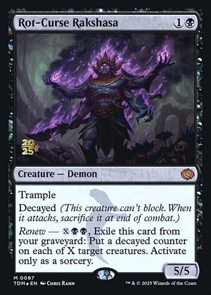 Rot-Curse Rakshasa (87s) [Tarkir: Dragonstorm Promos]