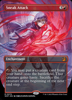 Sneak Attack (79) [Wilds of Eldraine: Enchanting Tales] [Borderless]