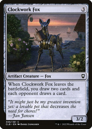 Clockwork Fox (308) [Commander Legends: Battle for Baldur's Gate]