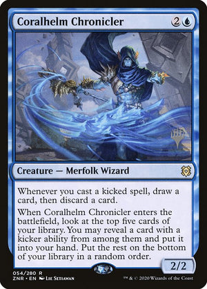 Coralhelm Chronicler (54p) [Zendikar Rising Promos]