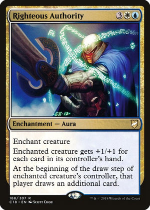 Righteous Authority (188) [Commander 2018]