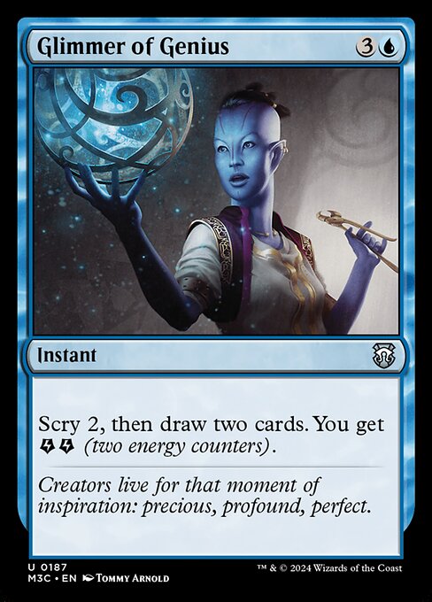 Glimmer of Genius (187) [Modern Horizons 3 Commander]