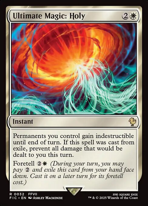 Ultimate Magic: Holy (32) [Final Fantasy Commander]