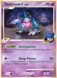 Toxicroak G (40/127) [Platinum]