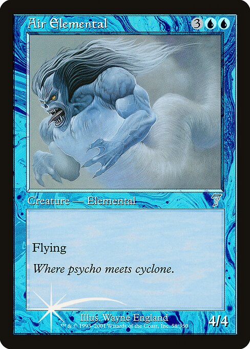 Air Elemental (58★) [Seventh Edition]