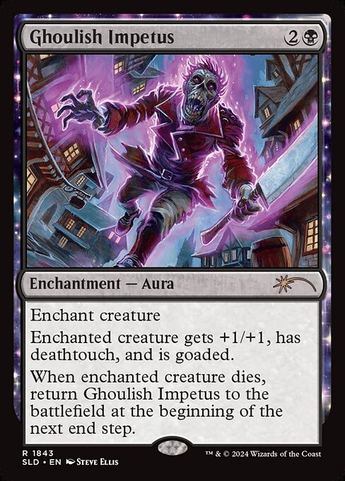 Ghoulish Impetus (1843) [Secret Lair Drop]