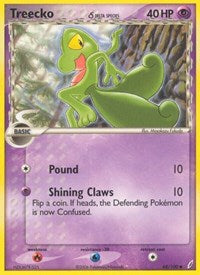 Treecko (Delta Species) (68/100) [Crystal Guardians]