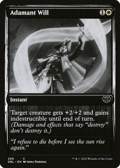 Adamant Will (268) [Innistrad: Double Feature]