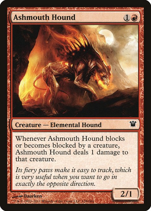 Ashmouth Hound (128) [Innistrad]