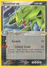 Tyranitar ex (Holo) (017/017) [POP Series 1]