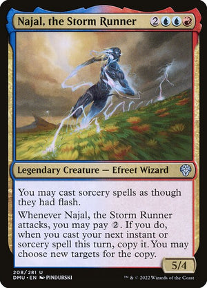 Najal, the Storm Runner (208) [Dominaria United]
