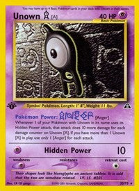 Unown [A] (33) (33/75) [Neo Discovery (Unlimited)]