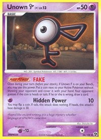 Unown [F] (56/106) [Great Encounters]