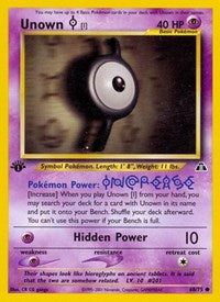 Unown [I] (68/75) [Neo Discovery (Unlimited)]