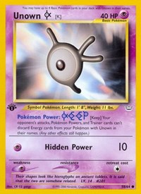 Unown [K] (58/64) [Neo Revelation (Unlimited)]