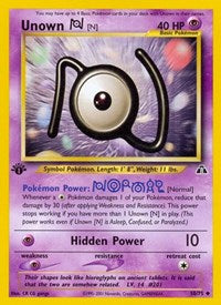 Unown [N] (50/75) [Neo Discovery]