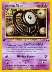 Unown [O] (69/75) [Neo Discovery]