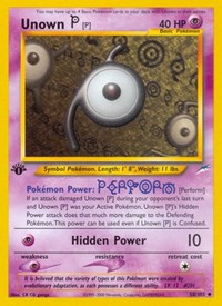 Unown [P] (058/105) [Neo Destiny (Unlimited)]