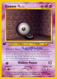 Unown [Q] (059/105) [Neo Destiny (Unlimited)]