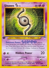 Unown [S] (087/105) [Neo Destiny (Unlimited)]
