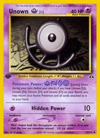 Unown [U] (51/75) [Neo Discovery (Unlimited)]