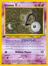 Unown [V] (089/105) [Neo Destiny]