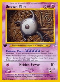 Unown [X] (030/105) [Neo Destiny (Unlimited)]