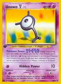 Unown [Y] (40/64) [Neo Revelation (Unlimited)]