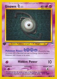 Unown [Z] (060/105) [Neo Destiny (Unlimited)]