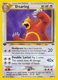Ursaring (34) (34/75) [Neo Discovery (Unlimited)]