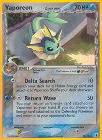 Vaporeon (Delta Species) (18/113) [Delta Species]