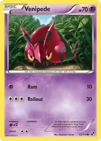 Venipede (52/114) [Black and White]