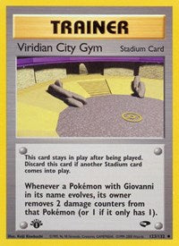 Viridian City Gym (123/132) [Gym Challenge (Unlimited)]