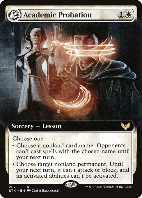 Academic Probation (287) [Strixhaven: School of Mages] [Extended Art]
