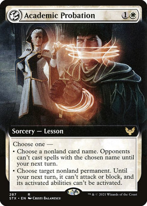 Academic Probation (287) [Strixhaven: School of Mages] [Extended Art]