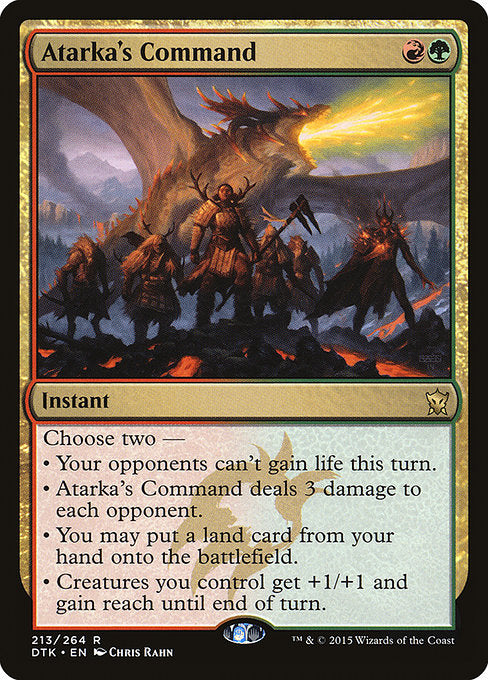 Atarka's Command (213) [Dragons of Tarkir]