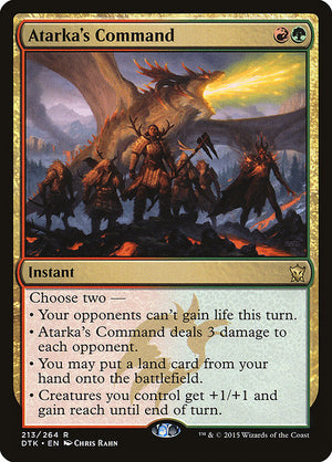 Atarka's Command (213) [Dragons of Tarkir]