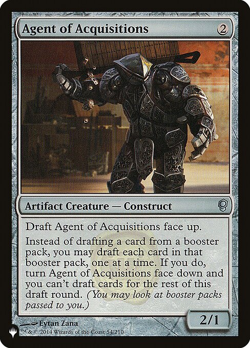 Agent of Acquisitions (CNS-54) [The List]