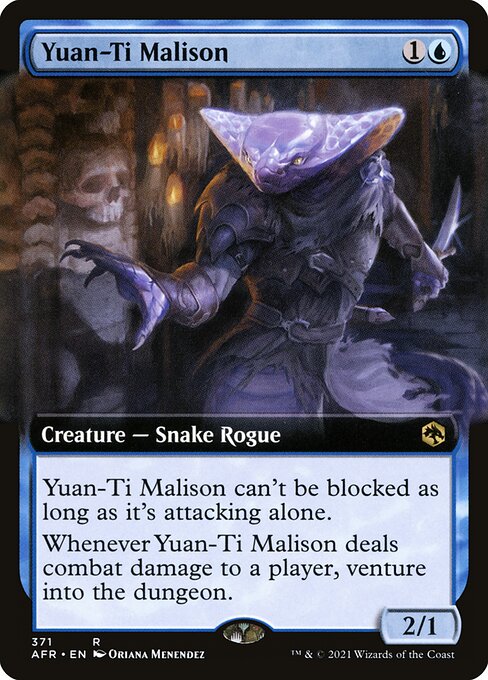 Yuan-Ti Malison (371) [Adventures in the Forgotten Realms] [Extended Art]