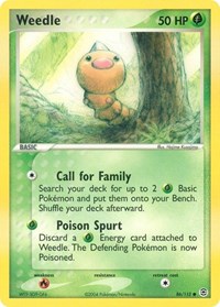 Weedle (86/112) [FireRed and LeafGreen]