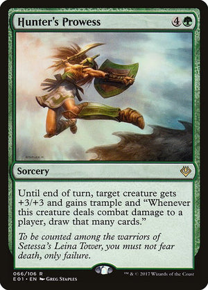 Hunter's Prowess (66) [Archenemy: Nicol Bolas]