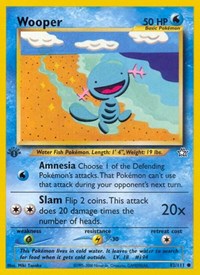 Wooper (082/111) [Neo Genesis (Unlimited)]