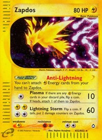 Zapdos (H32) (H32/H32) [Aquapolis]