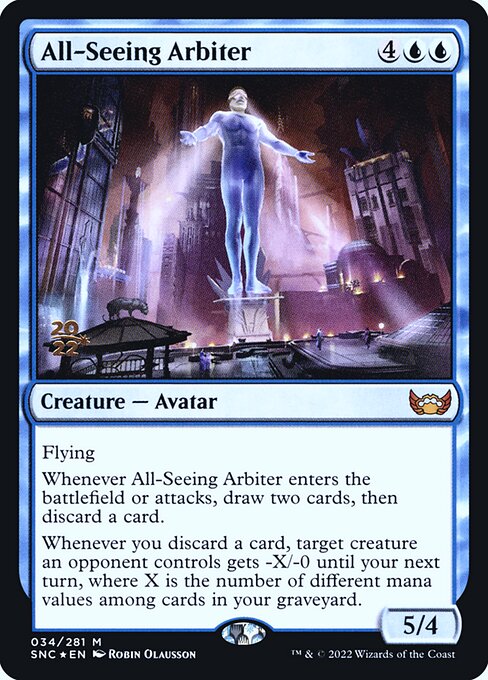 All-Seeing Arbiter (34s) [Streets of New Capenna Promos]